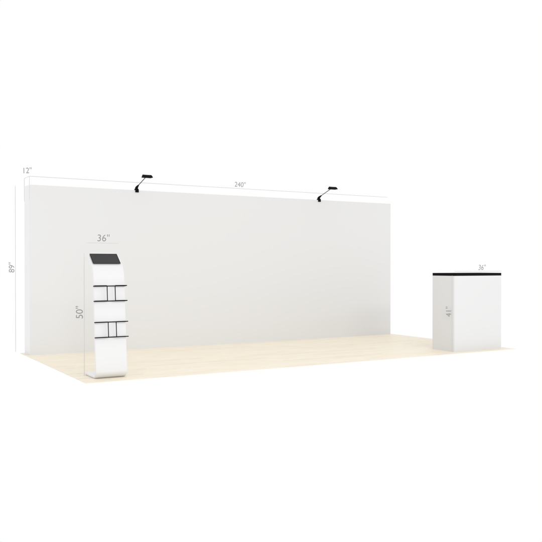 20ft Straight QuickPop™ Booth