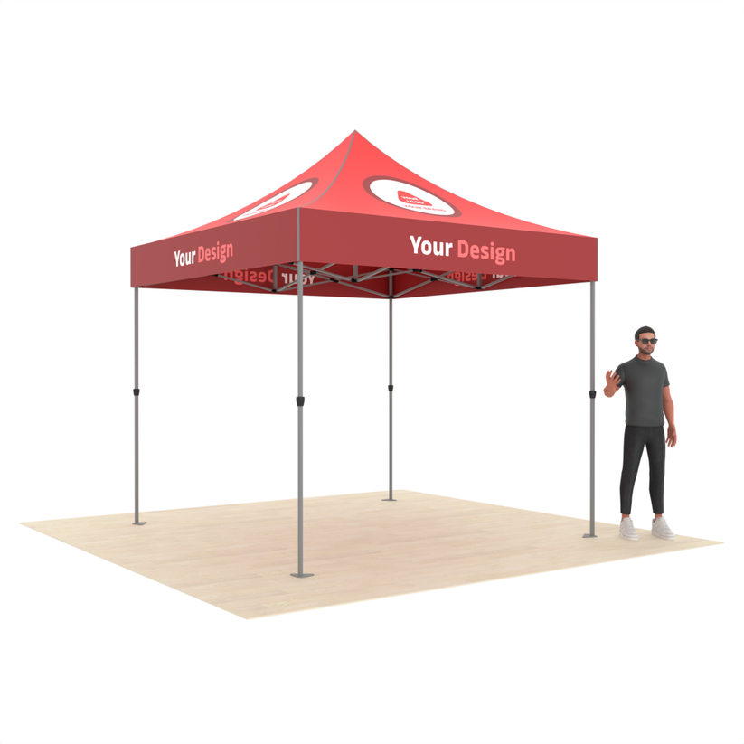 10' x 10' Custom Printed Canopy Tent with Optional Accessories