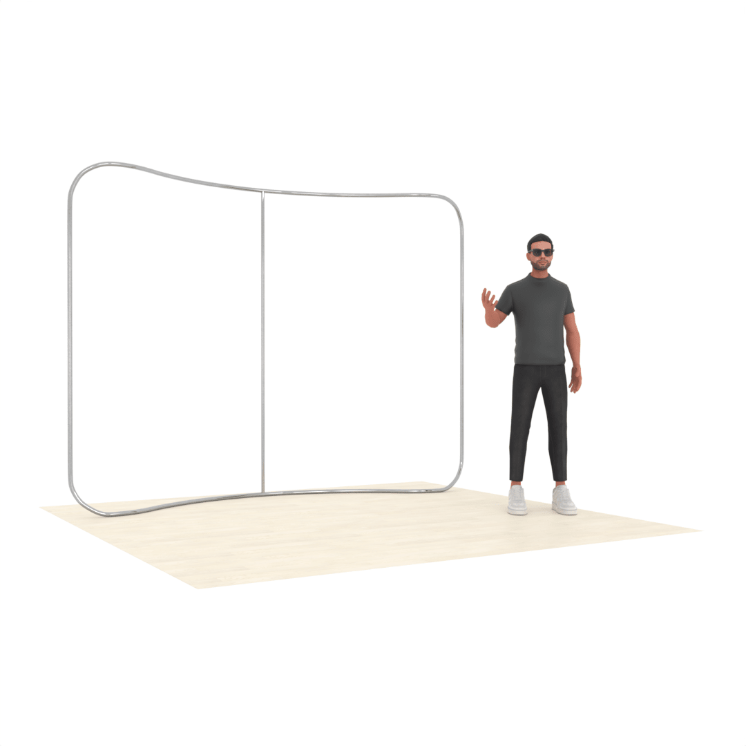 Curved TensionMax™ Booth Frames - ExpoPrint
