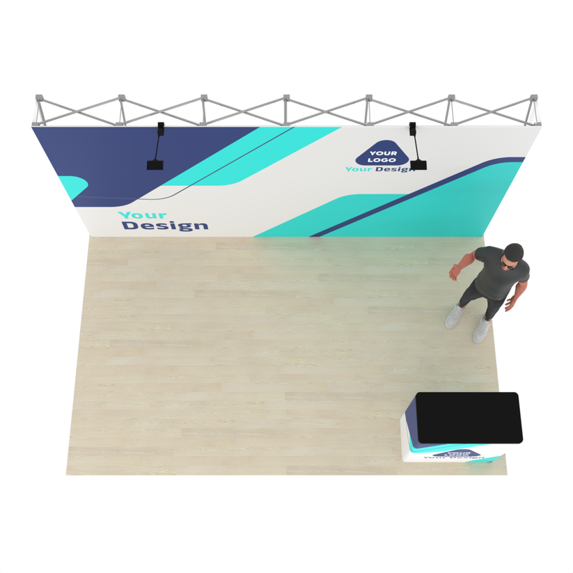 15ft Straight QuickPop™ Booth