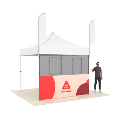 Printed Front Wall for 10ft Canopy Tent