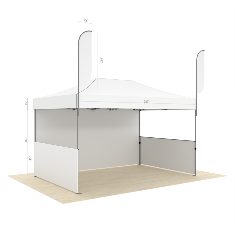 15' x 10' Custom Printed Canopy Tents