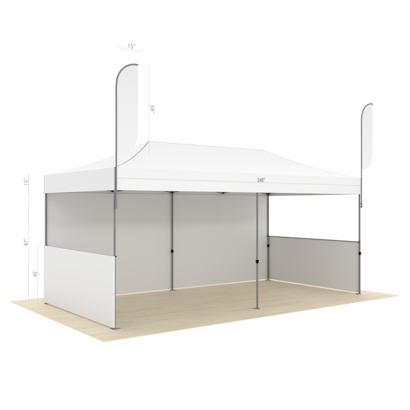 20' x 10' Custom Printed Canopy Tents