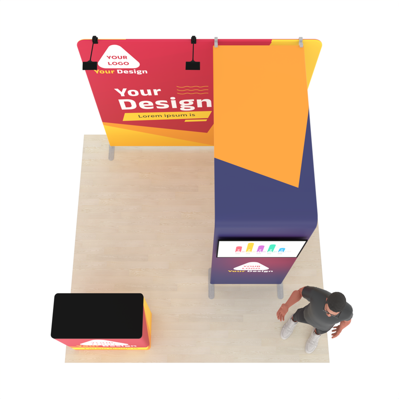 8ft TensionMax™ Bridge Booth