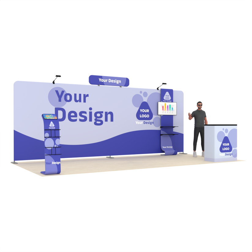 20ft Straight TensionMax™ Booth
