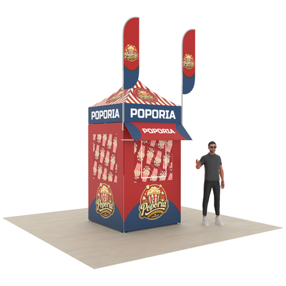 5' x 5' Custom Printed Canopy Food Tent