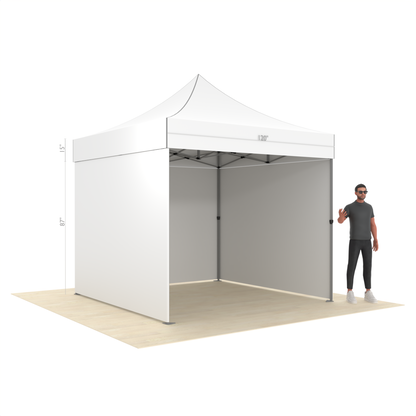 Vendor Booth Popup Tent with Custom Printing & Full Walls