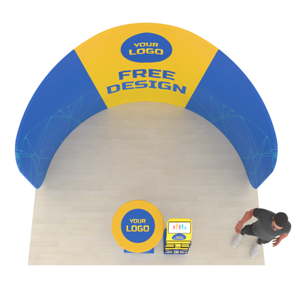 10ft Enclosure Trade Show Booth #9