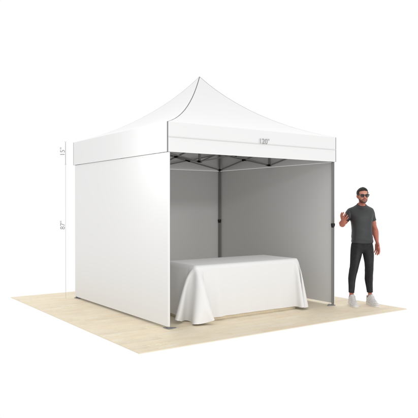 10' x 10' Custom Printed Canopy Tent with Optional Accessories
