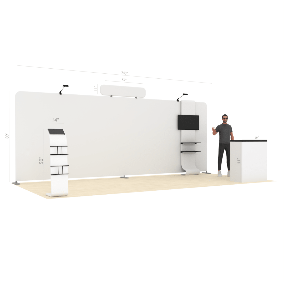 20ft Straight TensionMax™ Booth - ExpoPrint