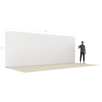 20ft LumiCube™ LED Backlit Booth