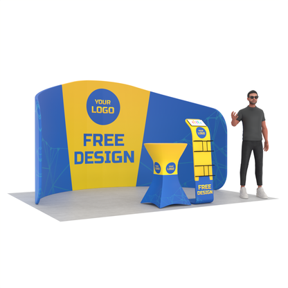 10ft Enclosure Trade Show Booth #9