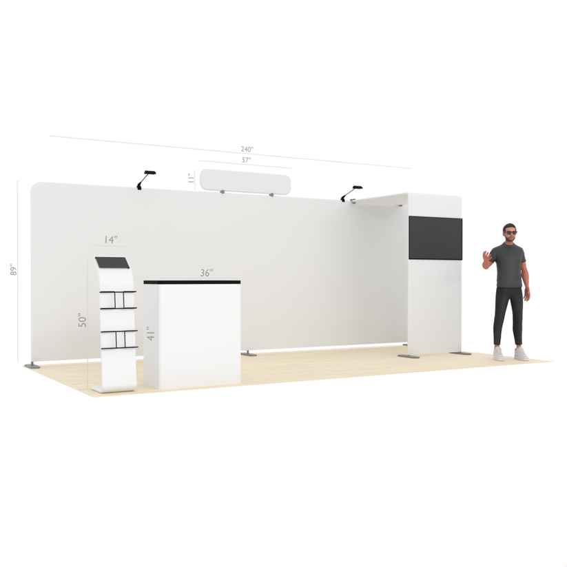 20ft TensionMax™ Bridge Booth