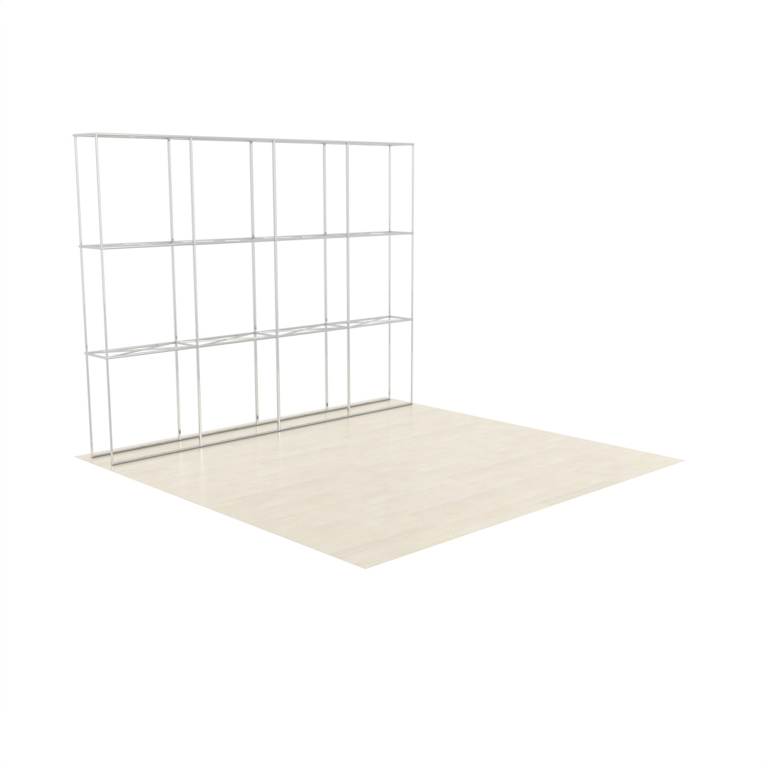 10ft Straight QuickPop™ Backdrop Display with Endcaps