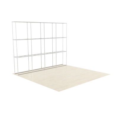 10ft Straight QuickPop™ Backdrop Display with Endcaps