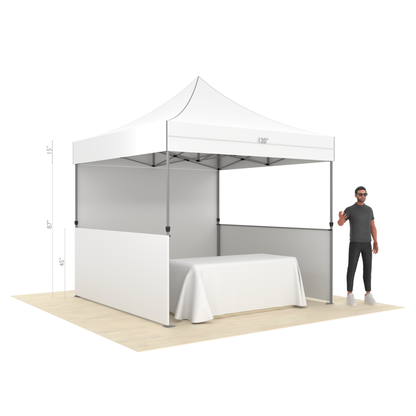 10'x10' Popup Canopy Tent Package with Custom Printing of Your Design & Logo