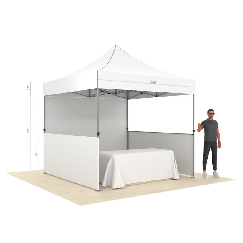 10' x 10' Custom Printed Canopy Tent with Optional Accessories