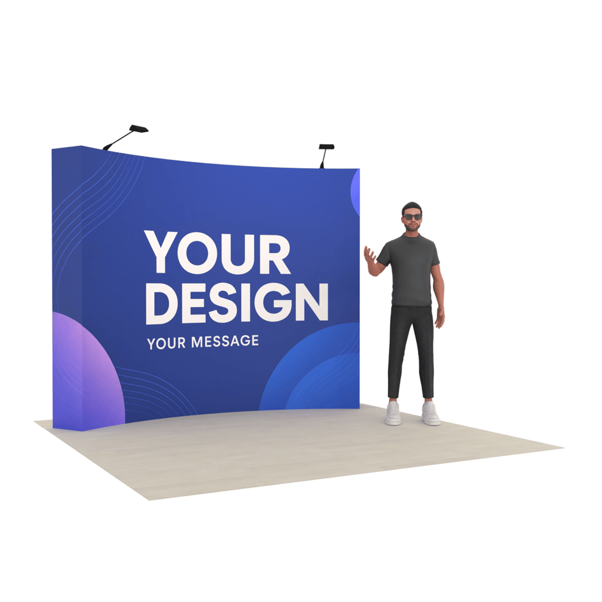 10ft QuickPop Curved - ExpoPrint