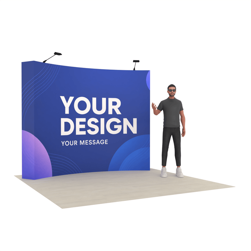 10ft QuickPop Curved - ExpoPrint