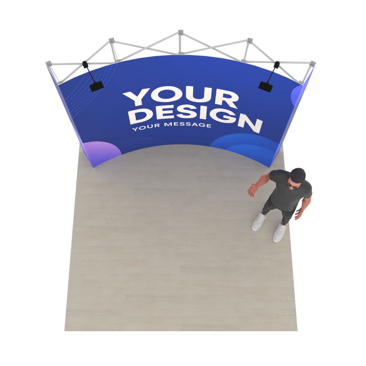 10ft QuickPop Curved - ExpoPrint