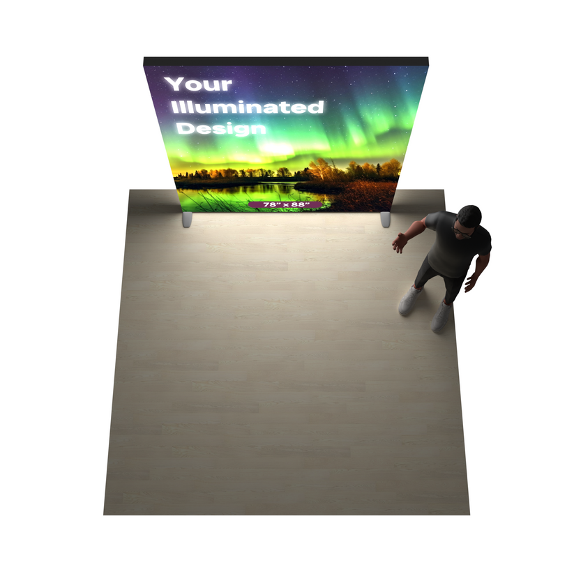 6ft Backlit SEG Lightbox Display