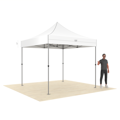 10'x10' Popup Canopy Tent Package with Custom Printing of Your Design & Logo