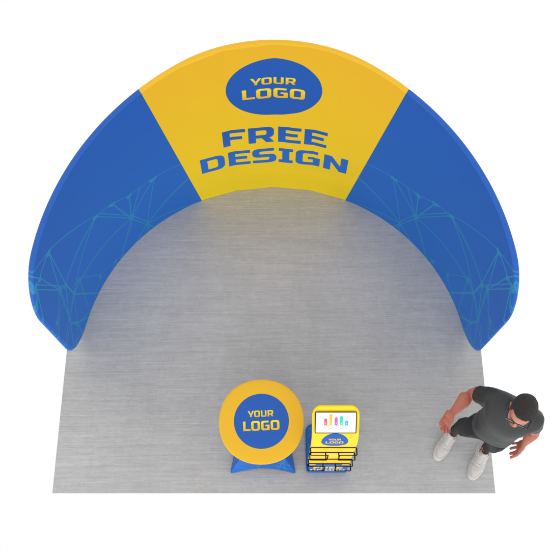 10ft Enclosure Trade Show Booth #9