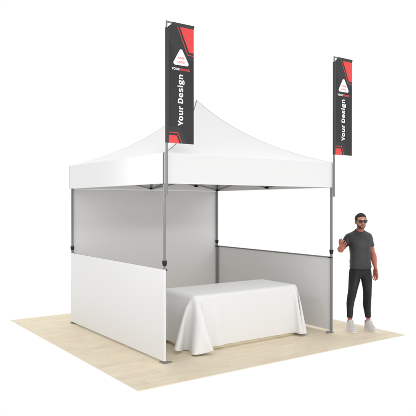 Attachable 5ft Flags for Canopy Tent