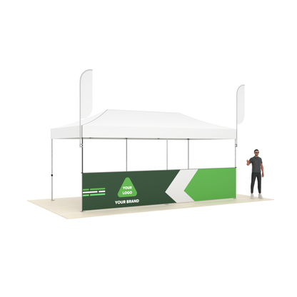 Printed Front Wall for 20ft Canopy Tent