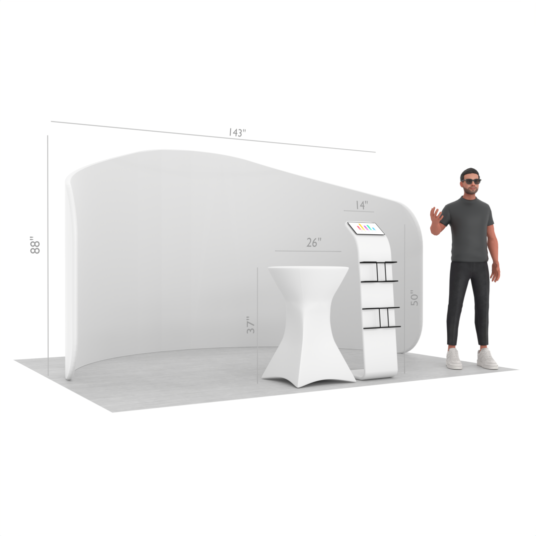 10ft Enclosure Trade Show Booth #9