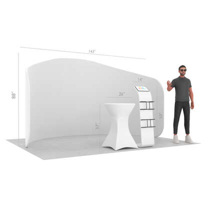 10ft Enclosure Trade Show Booth #9
