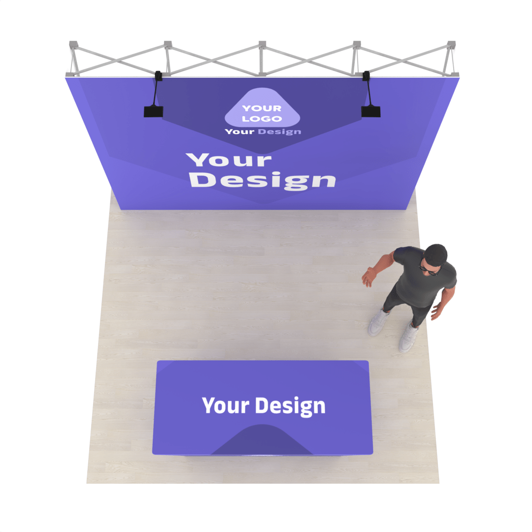 10x8 pop up booth