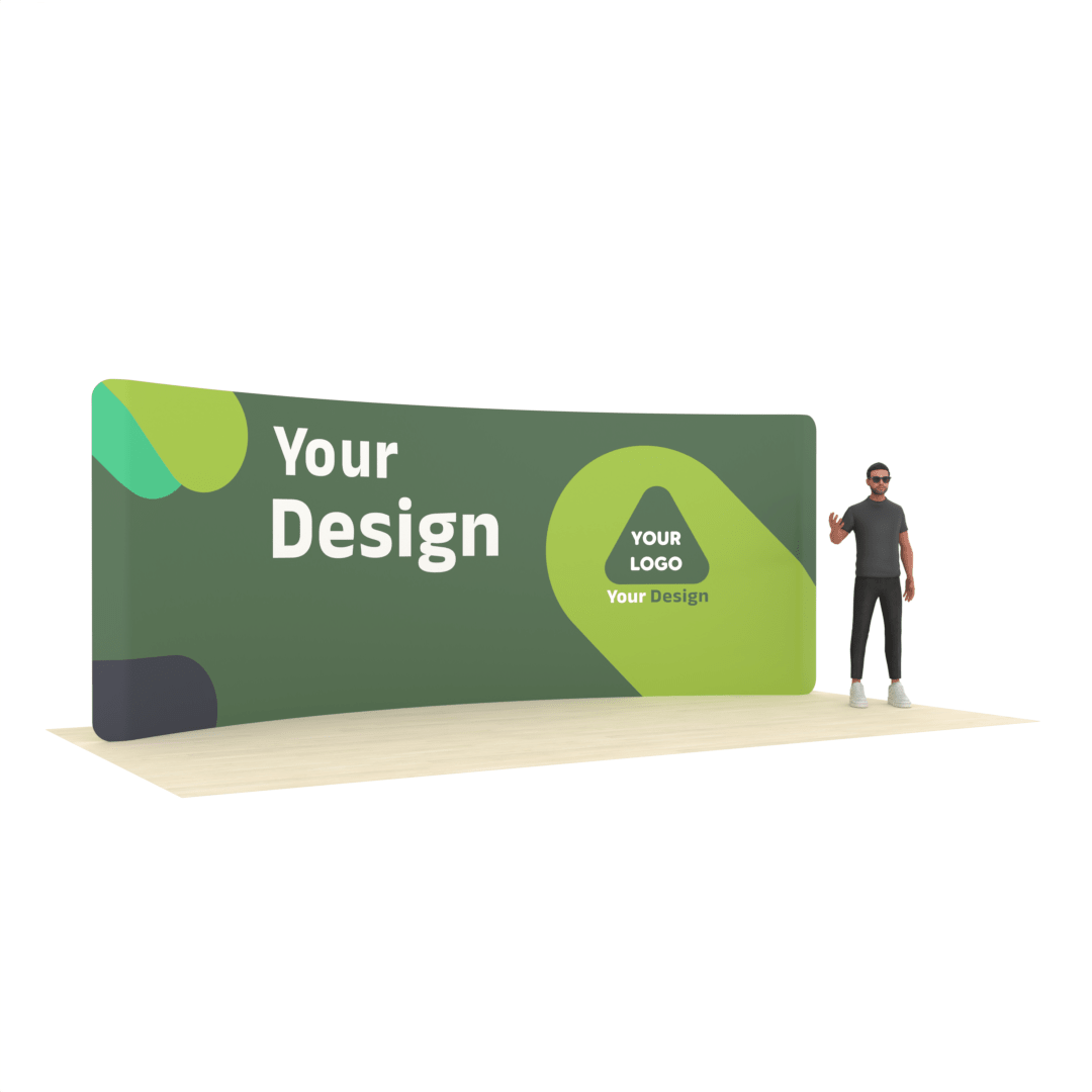 20ft Curved TensionMax™ Backdrop Display - ExpoPrint