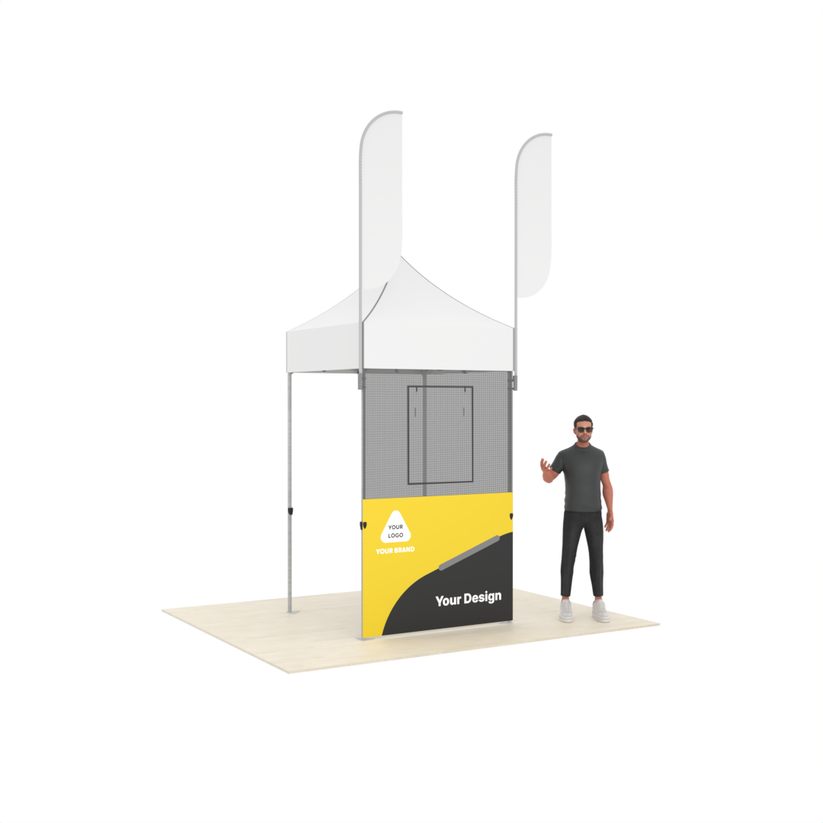 Printed Front Wall for 5ft Canopy Tent