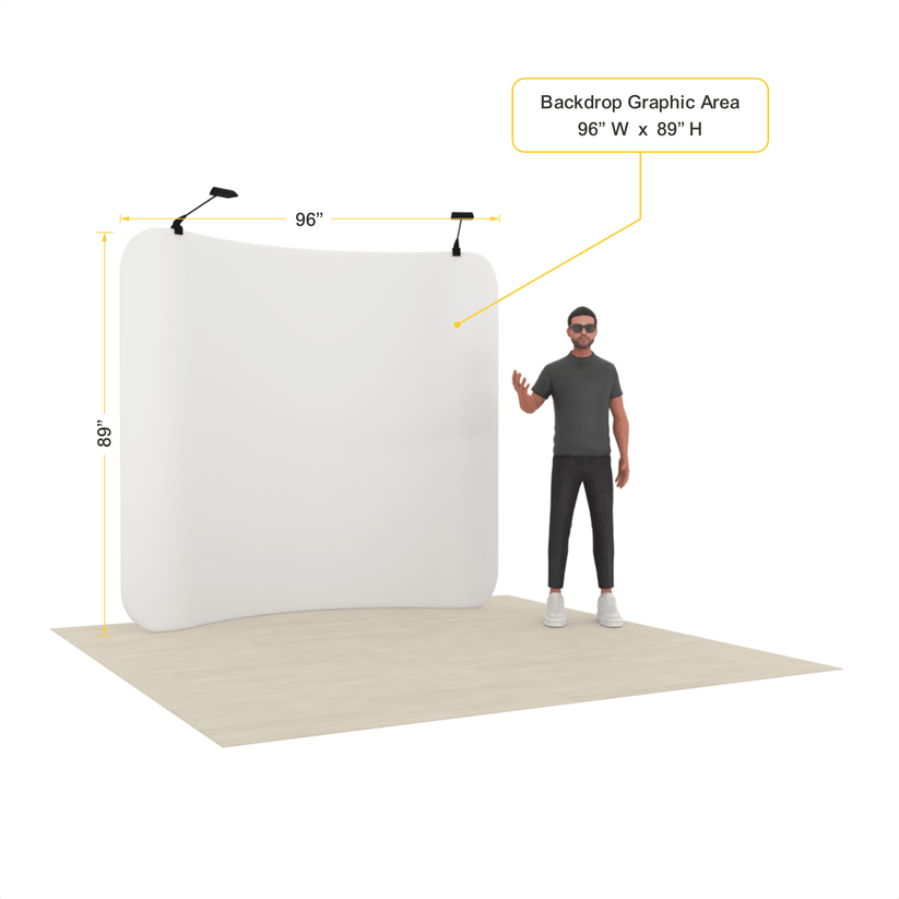 8ft TensionMax Curved - ExpoPrint