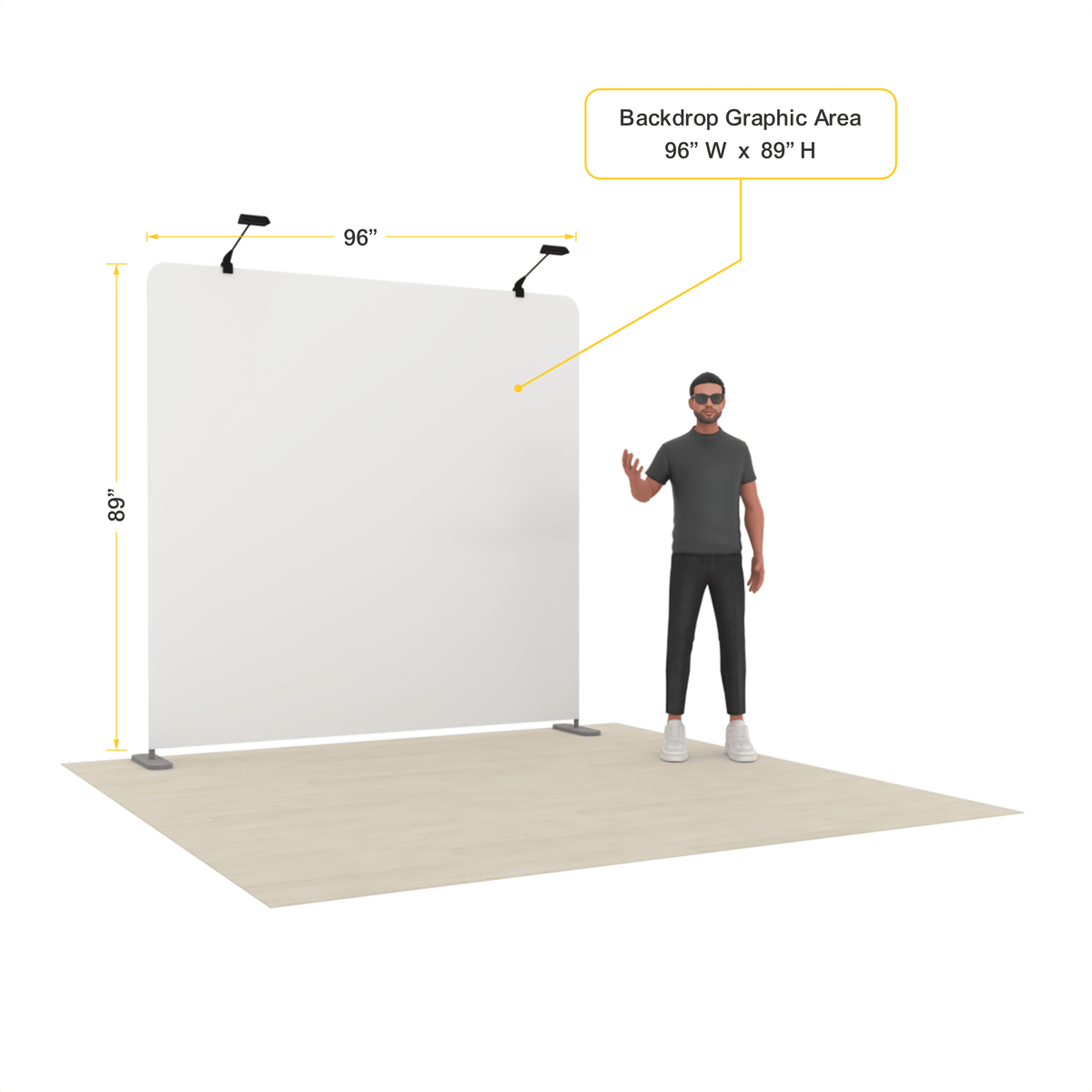 8ft TensionMax Straight - ExpoPrint