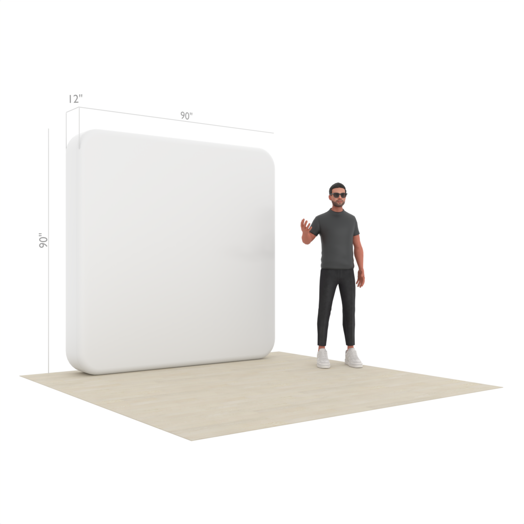 8ft LumiCube™ LED Backlit Booth