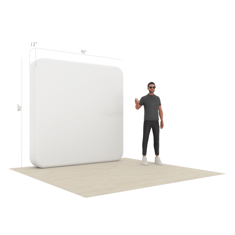 8ft LumiCube™ LED Backlit Booth - ExpoPrint