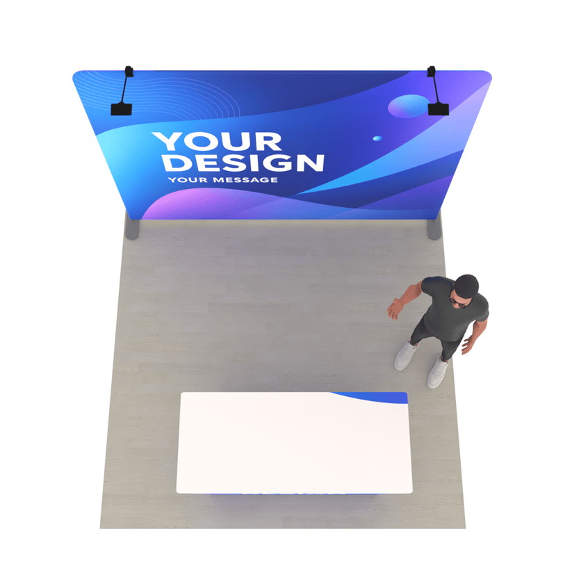 10ft TensionMax Straight + Table Covers - ExpoPrint