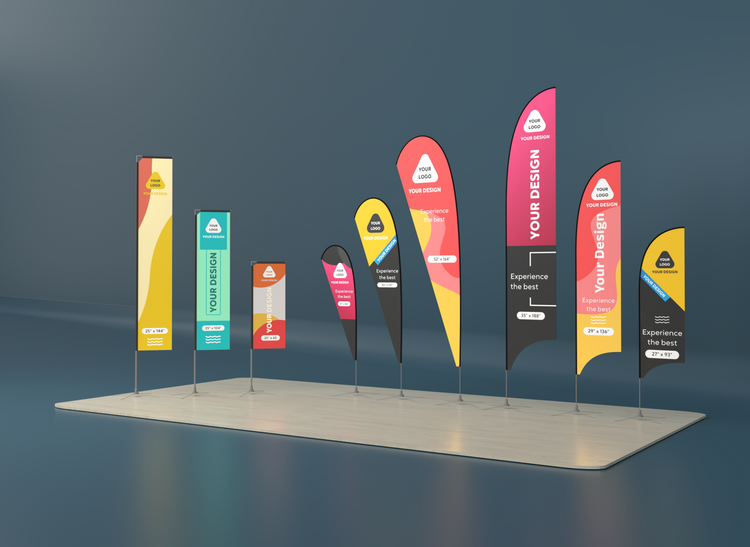 Mobil Flags Advertising Flags with Custom Printing – ExpoPrint