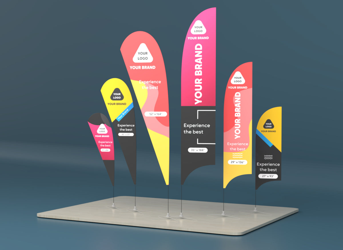 Mobil Flags Advertising Flags with Custom Printing – ExpoPrint