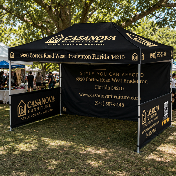 Custom Canopy Tent 10x15 for Flexible Event Booths