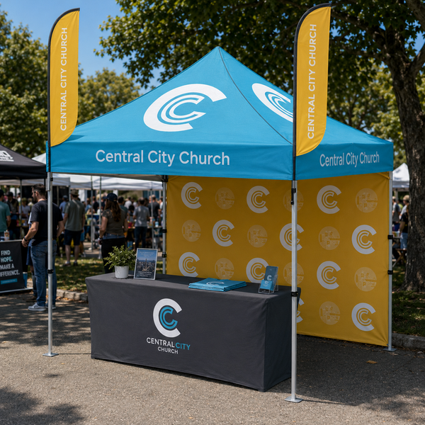 Custom Canopy Tent 10x10 with Optional Accessories