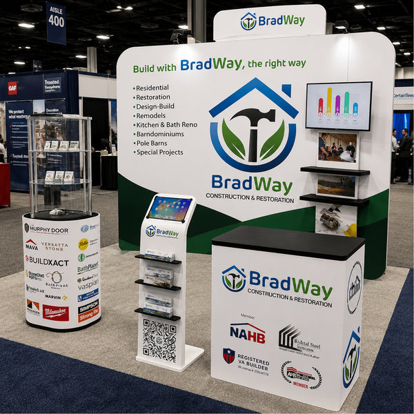 8ft Curved TensionMax™ Booth