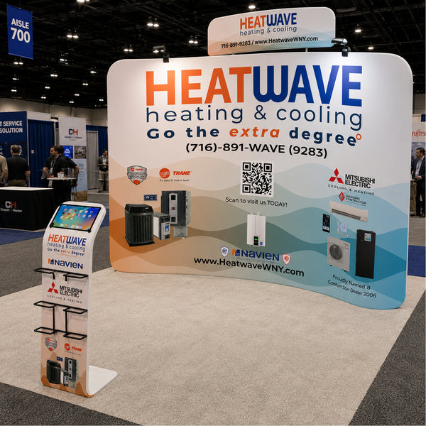 20ft Curved TensionMax™ Booth