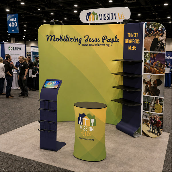 20ft Curved TensionMax™ Booth