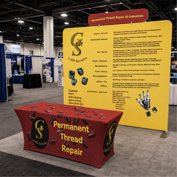 8ft Curved TensionMax™ Booth