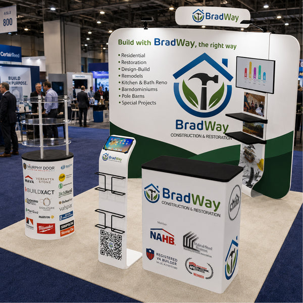 20ft Curved TensionMax™ Booth