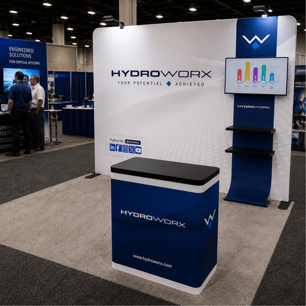 20ft Curved TensionMax™ Booth