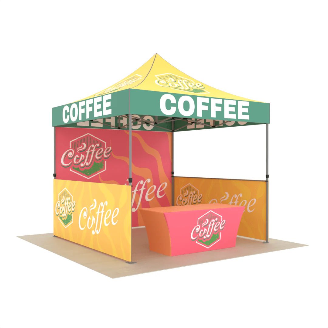 merchandise tent Custom Design Pop Up Shop Tent, Back Wall & Printed Table Cover E-Bike Modelle:G660 CB Adventure Supply womens-month-2026